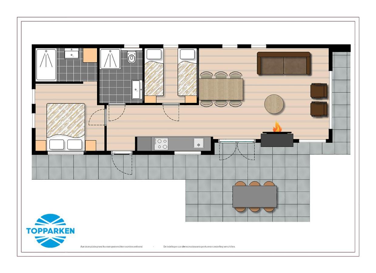 Topparken - Recreatiepark Het Esmeer Aalst Chambre photo